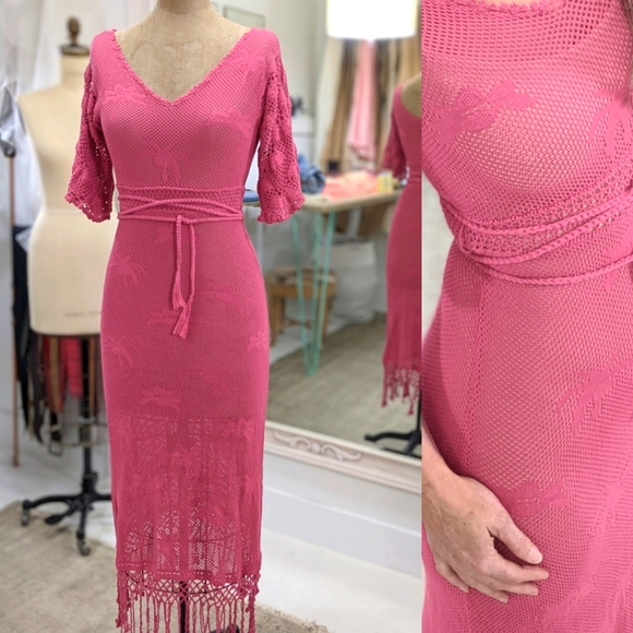 Snidel Dresses & Skirts - Machine Cotton Crochet Maxi Dress